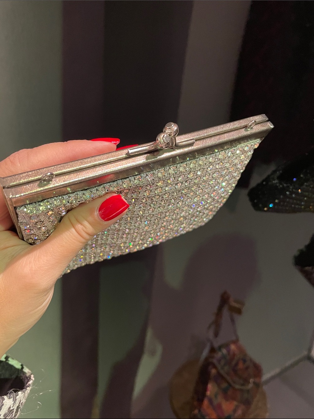 Rhinestone clutch - Picture 3 of 4